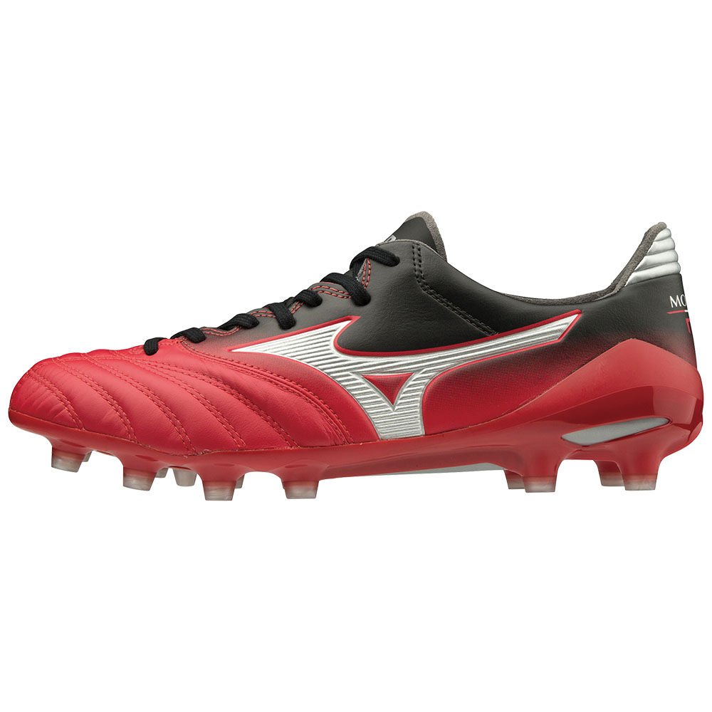 Mizuno MORELIA NEO II MD Női Focicipő Piros/Titán/Fekete EFG284960